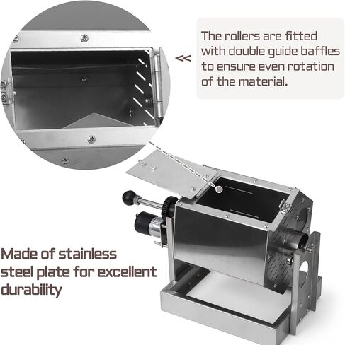 محمصة حبوب القهوة سعة 3.4 لتر، موقد غاز من نوع طبل من الفولاذ المقاوم للصدأ للاستخدام المنزلي والتجاري in Kuwait