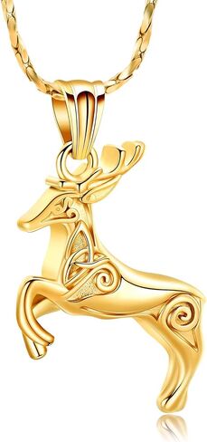 Cremation Jewelry Viking Sika Deer Urn Necklace for Ashes for Men Ashes Keepsake Urn Jewelry for Human Ashes/Pet Ashes,Wolf Jewelry Gift in Saudi Arabia