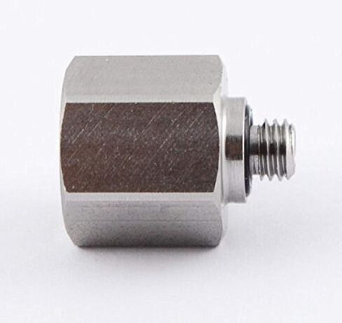 120NP-AU10 1/8" NPT Female to 10-32 UNF Male Nickel Plated Brass Pipe Adaptor/Adapter Straight Reducer/Reducing Coupling Male to Female (Pack of 10) in Saudi Arabia