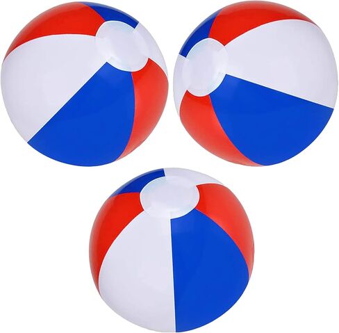 كرات الشاطئ الوطنية القابلة للنفخ من شركة Dreidel، تصميم العلم الأمريكي لحفلات حمام السباحة، وأعياد الميلاد، لعبة ممتعة للصيف، 40.64 سم in Saudi Arabia