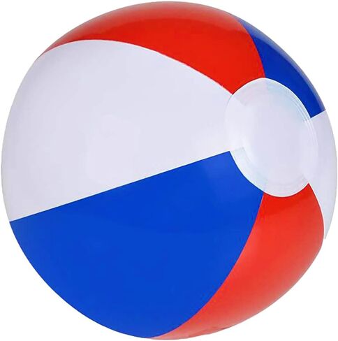 كرات الشاطئ الوطنية القابلة للنفخ من شركة Dreidel، تصميم العلم الأمريكي لحفلات حمام السباحة، وأعياد الميلاد، لعبة ممتعة للصيف، 40.64 سم in Saudi Arabia
