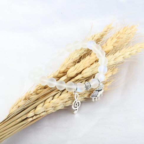 Piano Inspirational Gifts Piano Music Notes Bracelet Music Themed Jewelry for Music Lovers Pianist Music Necklace in Saudi Arabia