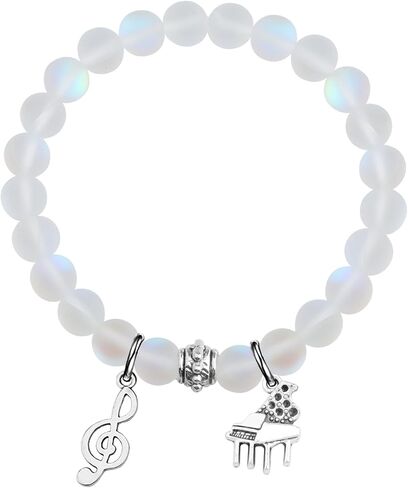 Piano Inspirational Gifts Piano Music Notes Bracelet Music Themed Jewelry for Music Lovers Pianist Music Necklace in Saudi Arabia