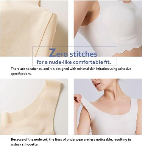 [Made in Japan] Women Wirefree - Wireless Bra, Everyday Bras, Bras for Women No Underwire in Saudi Arabia