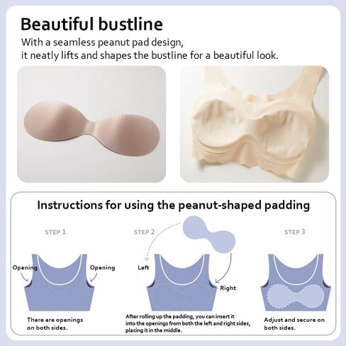 [Made in Japan] Women Wirefree - Wireless Bra, Everyday Bras, Bras for Women No Underwire in Saudi Arabia
