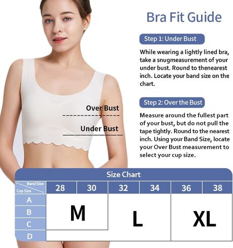 [Made in Japan] Women Wirefree - Wireless Bra, Everyday Bras, Bras for Women No Underwire in Saudi Arabia