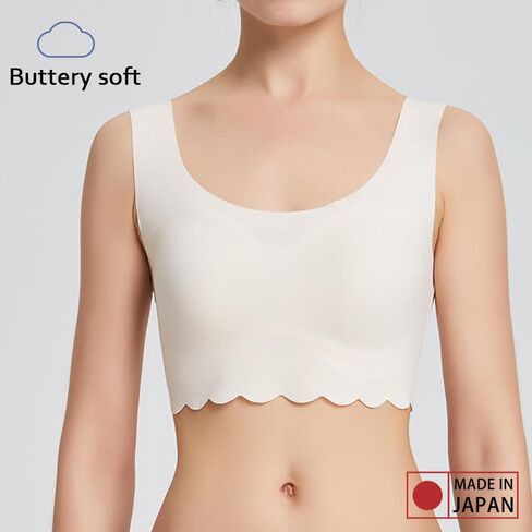 [Made in Japan] Women Wirefree - Wireless Bra, Everyday Bras, Bras for Women No Underwire in Saudi Arabia