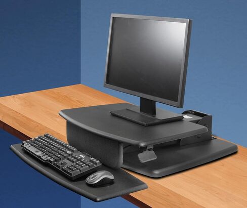 Kantek Dual LCD Monitor Arm for STS800/STS810 Sit to Stand Systems (STS802), Black in Kuwait