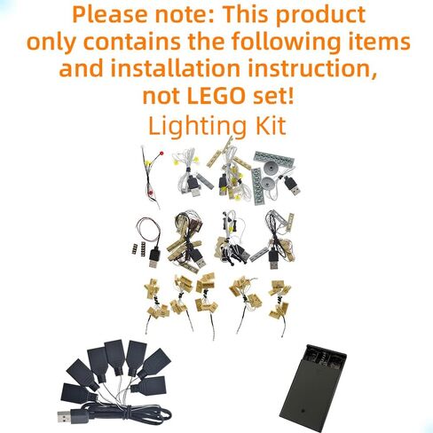 Version 2018 LED Light Kit Compatible with Lego Hogwarts Castle - Lighting Set for 71043 Building Model (Model Set Not Included) in Kuwait