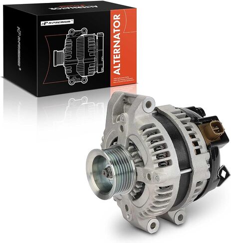 A-Premium Alternator Compatible with Acura RDX 2007-2012 L4 2.3L, 12V 110A 7-Groove Pulley Clockwise, Replace# CSF16, 31100RWCA01RM in Saudi Arabia