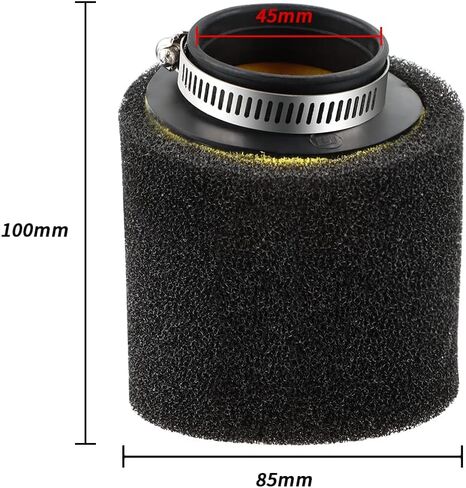 NIBBI 35mm Foam Air Filter Replacement for YAMAHA KAWASAKI SUZUKI Apollo Dirt Bike Mini Bike SSR TTR KYMCO SYM TAOTAO GY6 Scooter. in Saudi Arabia