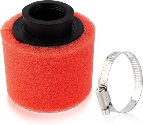 Universal 42mm 1.65inch Red Double Foam Pod Performance Filter Compatible forPit Dirt Bike 125cc 150cc 200cc 250cc GY6 Motorcycle ATV Scooter Quad Go Kart Moped Yamaha 41mm 43mm KH400 in Saudi Arabia