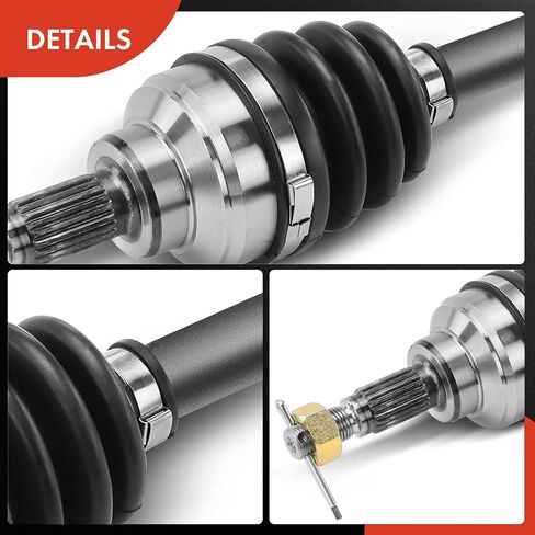 مجموعة عمود المحور A-Premium CV متوافقة مع Honda Foreman 450 1998 1999 2000 2001 2002 2003 2004، جانب الركاب الأمامي الأيمن، استبدال # 42250-HN0-671 in Saudi Arabia