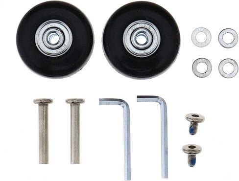SING F LTD 4pcs Rubber Wheel OD 45mm Luggage Suitcase Replacement Wheels with Fittings in Saudi Arabia