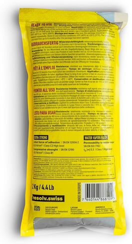 Bauer Polymer Cement - Ready-to-Use Alternative to Mortar and Adhesives. Versatile cement block repair cracks concrete tile stone brick. Set floor wall roof tiles. Convenient durable easy to store in Saudi Arabia
