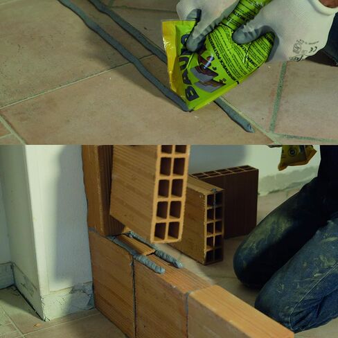 Bauer Polymer Cement - Ready-to-Use Alternative to Mortar and Adhesives. Versatile cement block repair cracks concrete tile stone brick. Set floor wall roof tiles. Convenient durable easy to store in Saudi Arabia