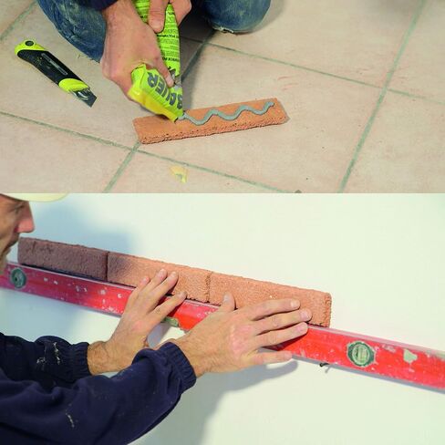 Bauer Polymer Cement - Ready-to-Use Alternative to Mortar and Adhesives. Versatile cement block repair cracks concrete tile stone brick. Set floor wall roof tiles. Convenient durable easy to store in Saudi Arabia