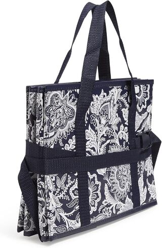 Vera Bradley Women's Deluxe Trunk Organizer, Java Navy & White, One Size in Saudi Arabia