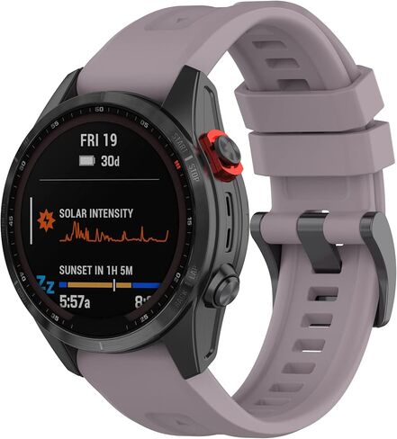 مناسب لأساور ساعة Garmin Fenix ​​7X، Fenix ​​6X/Fenix ​​5X سريع التركيب، أشرطة بديلة من السيليكون، أساور معصم مناسبة لـ Garmin TACTIX DELTA/Fenix ​​3 للنساء والرجال in Kuwait