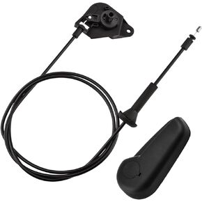 Hood Release Cable Pull Handle Assembly Compatible with Ford Fusion 2013 2014 2015 2016 2017 2018 Replaces DS7Z16B626C DS7Z-99042C74-A DS7Z-16916-F, Hood Release Handle and Latch Bracket and Cable