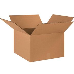 Aviditi 18 x 18 x 12 Corrugated Cardboard Boxes, Medium 18"L x 18"W x 12"H, Pack of 20 | Shipping, Packaging, Moving, Storage Box for Home or Business, Strong Wholesale Bulk Boxes