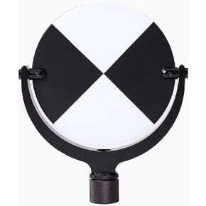 أديربرو 152 ملم. هدف الماسح الضوئي بالليزر ذو المجداف من الفولاذ المقاوم للصدأ - أداة مسح وهندسة شديدة التحمل - هدف ماسح ضوئي أسهل للرؤية - أبيض وأسود in Kuwait