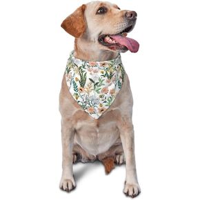 Dog Bibs Softy Kerchief for Dogs Cats,Washable Pet Bandanas for Small Large Puppies,Skull Hand Adjustable Triangle Neck Scarfs Birthday Gift
