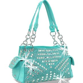 Gem Studded Rhinestone Concealed and Carry Purse