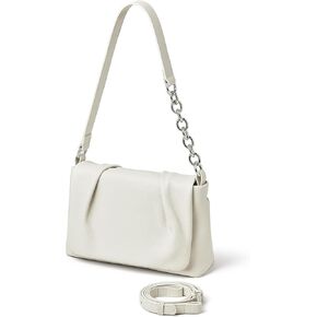 حقيبة كتف دوريس آند جاكي من الجلد الناعم للنساء حقائب يد كاجوال متوسطة الحجم قابلة للتحويل مع شريطين قابلين للفصل in Kuwait