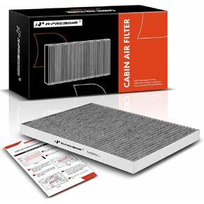 A-Premium Cabin Air Filter with Activated Carbon Compatible with Dodge Grand Caravan 2001-2007 & Chrysler Pacifica 2004-2008, Town & Country 2001-2007, Voyager 2000-2003, Grand Voyager 2000