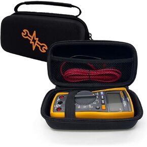 Hard Case for Fluke 117/115/116/114/113, Carrying Digital Multimeters Case, Provides Secure Storage for Both Your Meter