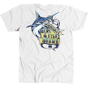 Fishing Marlin Adult SS T-Shirt Outdoor Comfort Saltwater Billfish Fishing T-Shirt