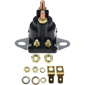 12V Starter/Power Trim Solenoid 96158T 89-818864T 89-846070 89-94318 89-96158 89-96158T 89818864T 89846070 8994318 8996158 8996158T for Mercury Mariner Outboard Motors 35-275 HP Sierra 18-5817