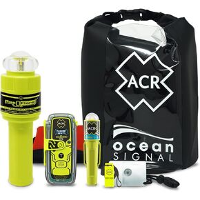 ACR ResQLink View & ResQFlare Survival Kit (2361) - Personal Locator Beacon & USCG Approved Replacement for Pyrotechnic Flares