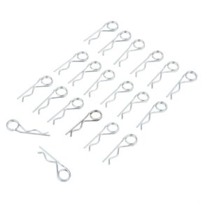 20/10/8/4/2/1PC Steel Double Ring Cotter Pins ,Double Coil R Clip Retaining Cotter Hair Pins for Trailer Stroller Cargo Boat（ (Size: 3.5*90mm/0.14*3.54inch 20PCS/Set)