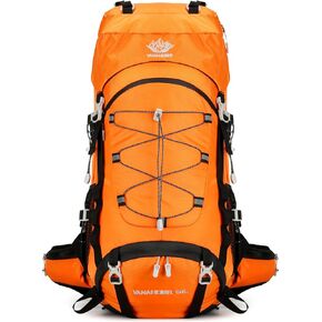60L Travel Hiking Camping Backpack with Rain Cover, Backpack Water Resistant,Climbing Backpack for Men Women