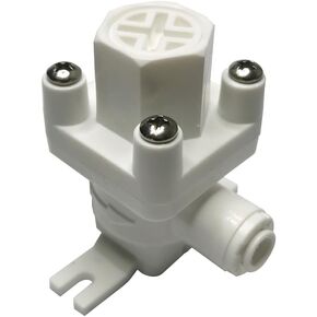3/8" O.D. 0.3mpa(3kg) Non-adjustable Water Pressure reducing Protection Valve Regulator Limit Filter Protector Push to Connect Fitting for RO/DI Water Filtration Filter Systems.