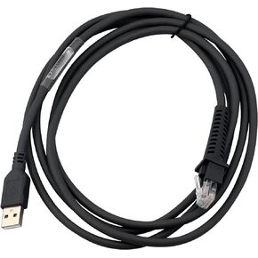 QD2110 QM2110 Barcode Scanner USB A to RJ45 Cable, 2 Meters USB Cable for Datalogic GD/GM/QD Series Bar Code Scanner (2M / 6FT Flatted USB Port)