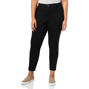 Calvin Klein Women's Plus Size Slim Woven Pant