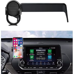 حامل هاتف السيارة Autorder لـ 2021-2023 Nissan Rogue/2019-2024 Altima/2020-2024 Sentra Accessories حامل هاتف بشاشة 8 بوصات للهاتف الخلوي وحوامل السيارات بدون استخدام اليدين ودوران 360 درجة