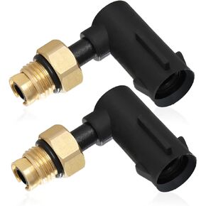 2 PCS Suspension Elbow Air Strut Repair Kits with Hoses Compatible with Jeep Grand Cherokee 2011-2020, Dodge Ram 1500 2011-2020 Replace#: 68084809AA