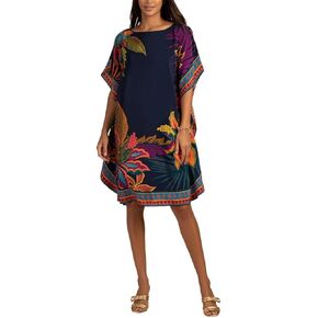 Trina Turk Women's Printed Silk Caftan