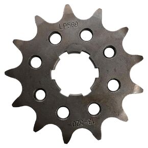 LOPOR Motorcycle Front Sprocket (1, 520-13T) Applications: XV250 Virago/Route/V-Star 1988-2022/YFM350 X Warrior Raptor/YFZ350 Banshee/KDX200/KDX220 R/KL250 Super Sherpa/KLX250/KLX300 (KLX300R)/KX500