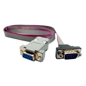 Halokny DB9 Serial Male Port Bracket to DB9 Female Serial Adapter Cable（1m）