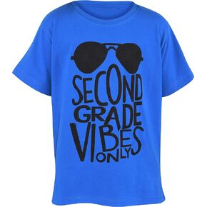Unique Baby Boys 2nd Grade Vibes Only Back to School T Shirt