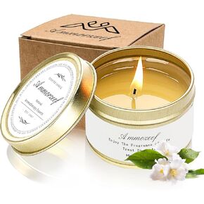 21Oz Scented Candle Lavender Rose|Jasmine|Gardenia|Freesia|Sea Salt,Natural Soy Wax Pure Cotton Wick Home Aromatherapy for Women/Men,Burning Time 120hours