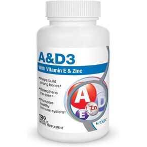 Roex Vitamin A and D Plus E Nutritional-Supplement, 120 Count