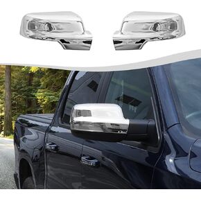 Carbon Fiber Side Mirror Cover Rear view Mirror Cover Compatible with 2018-2023 Dodge RAM