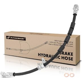 A-Premium Front Passenger Brake Hydraulic Hose Compatible with Ford Models - Fiesta 2011 2012 2013 1.6L - Replace# AE8Z2078A