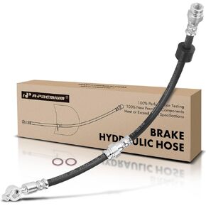 A-Premium Front Driver or Passenger Brake Hydraulic Hose Compatible with Select Mazda Models - Protege 1999-2003, Protege5 2002-2003 - Replace# B25D43980A